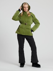 South Beach Green Shiny Ski Padded Jacket - Image 3 of 6