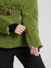 South Beach Green Shiny Ski Padded Jacket - Image 5 of 6