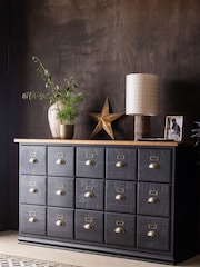 Rockett St George Black Large Apothecary Style Large Sideboard - Image 1 of 6
