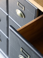 Rockett St George Black Large Apothecary Style Large Sideboard - Image 5 of 6
