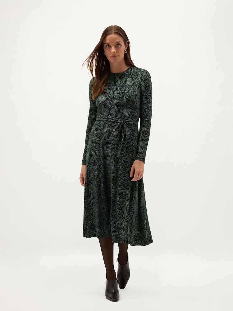 Hobbs Black Dakota Jersey Dress - Image 1 of 5