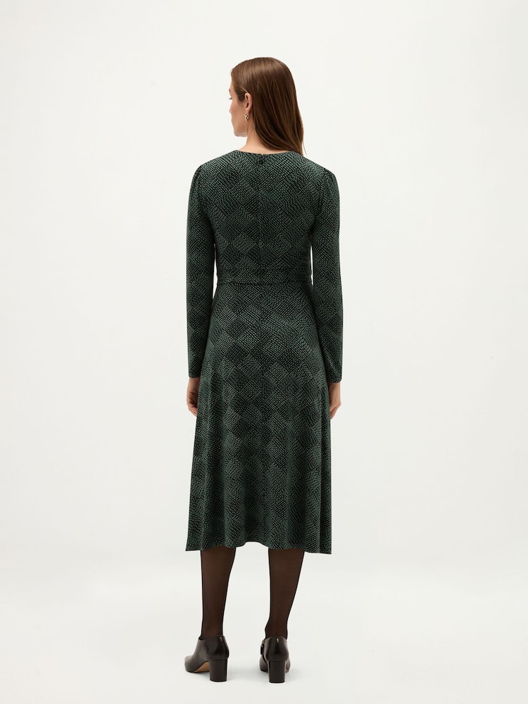 Hobbs Black Dakota Jersey Dress - Image 2 of 5