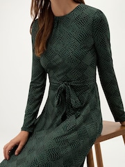 Hobbs Black Dakota Jersey Dress - Image 3 of 5