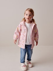 Pink Unicorn Shower Resistant Printed Cagoule (3mths-7yrs) - Image 2 of 7