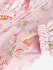 Pink Unicorn Shower Resistant Printed Cagoule (3mths-7yrs) - Image 6 of 7