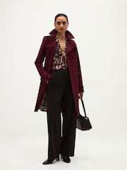 Hobbs Purple Aimee Printed Top - Image 4 of 5