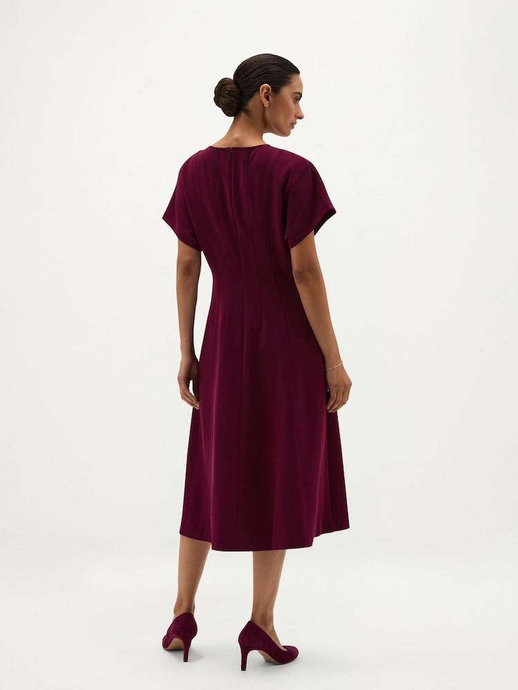 Hobbs Purple Melina Dress - Image 2 of 6 Hobbs Purple Melina Dress - Image 2 of 6