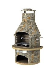 Callow Brown Garden Rondo Slate Masonry BBQ - Image 1 of 3