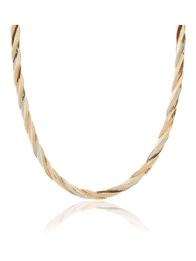 Beaverbrooks 9ct Multi Coloured Gold Necklace - Image 1 of 3