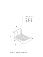 Wool Blend Stone N. Premium Chandler Upholstered Bed Frame - Image 4 of 10