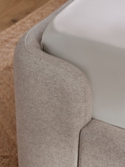 Wool Blend Stone N. Premium Chandler Upholstered Bed Frame - Image 5 of 10