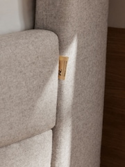 Wool Blend Stone N. Premium Chandler Upholstered Bed Frame - Image 7 of 10