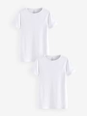 White Kind to Skin T-Shirts 2 Pack (9mths-12yrs) - Image 1 of 3