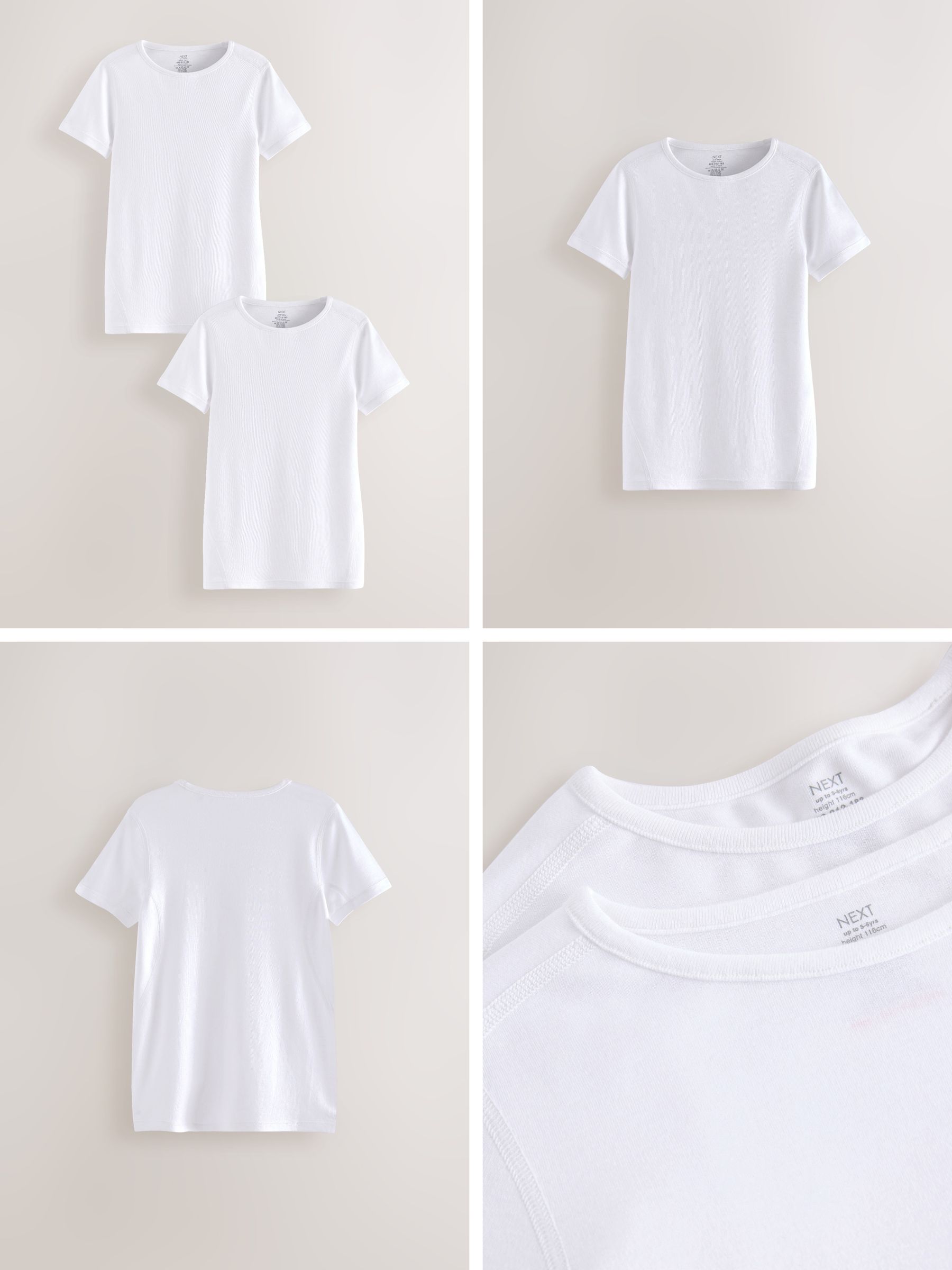 Buy White Kind to Skin T-Shirts 2 Pack (12mths-12yrs) from the Next UK ...