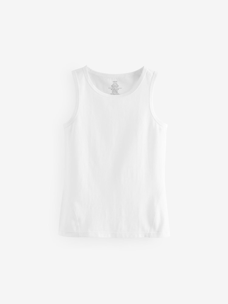 Weiß - Kind to Skin 3 Pack Vests (1.5-12yrs) - Bild 2 von 4 Weiß - Kind to Skin 3 Pack Vests (1.5-12yrs) - Bild 2 von 4