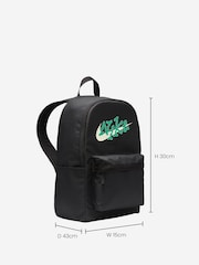 Nike Black Heritage Backpack - Image 3 of 10