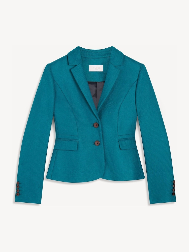 Hobbs Blue Hackness Wool Jacket - Image 6 of 6 Hobbs Blue Hackness Wool Jacket - Image 6 of 6