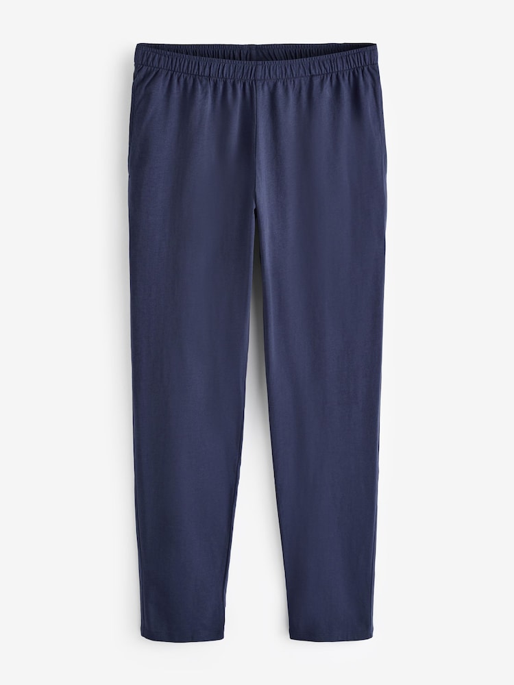 Blau - Triumph Langarm-Pyjama aus 100 % Baumwolle - Bild 5 von 5