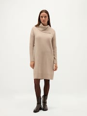 Hobbs Brown Irene Knitted Dress - Image 1 of 6
