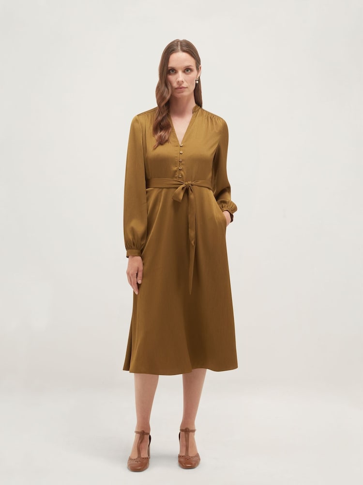 Hobbs Green Katia Dress - Image 1 of 6 Hobbs Green Katia Dress - Image 1 of 6