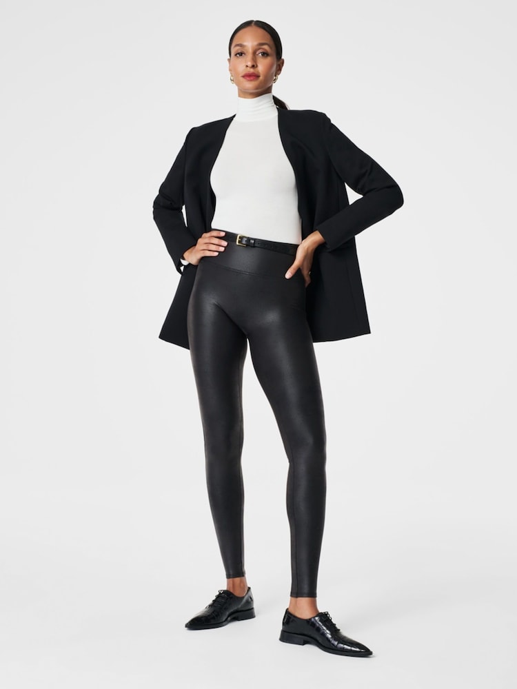 SPANXshape™ Faux Leather Leggings - Image 1 of 5