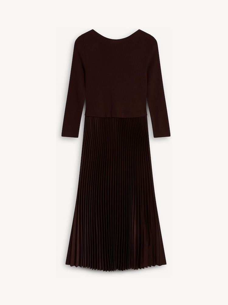Marrón - Vestido de punto Lucinda de Hobbs - Imagen 5 de 5