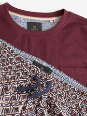 Purple Soft Geo Lightweight Pyjamas Set - Image 8 of 10