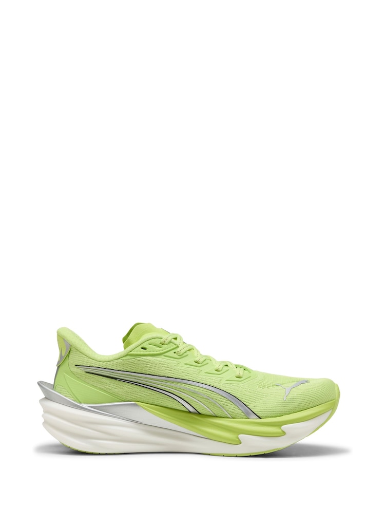 Puma Lime Green Deviate NITRO 4 Wns Trainers - Image 2 of 5 Puma Lime Green Deviate NITRO 4 Wns Trainers - Image 2 of 5