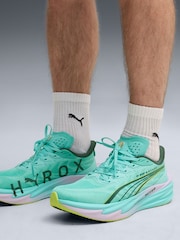 Puma Mint Green Deviate NITRO 4  PUMA X HYROX Trainers - Image 1 of 7