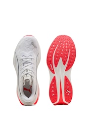 Puma White Deviate Pure NITRO Wns Trainers - Image 5 of 8