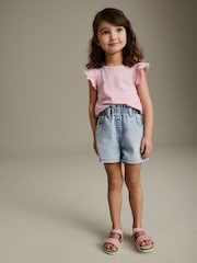 Malo spran denim - Kratke hlače MOM (3 mesecev-7 let) - Slika 2 iz 7