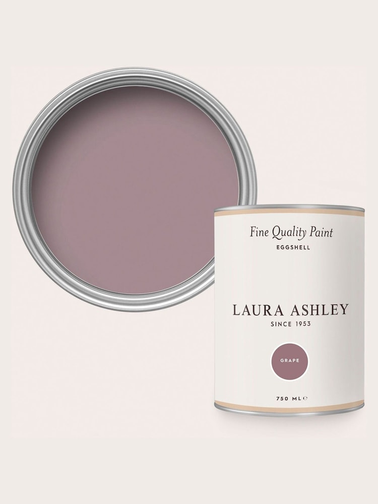 Laura Ashley Grape Purple Eggshell 750ml Paint - Image 4 of 4