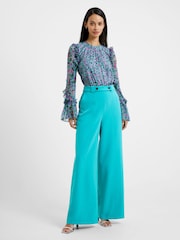French Connection Alezzi Aely Jacquard-Top, Blau - Bild 2 von 4