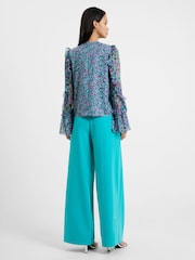 French Connection Alezzi Aely Jacquard-Top, Blau - Bild 3 von 4