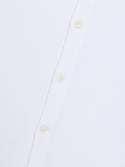 Белый - Фактурная рубашка с короткими рукавами из хлопка Blend French Connection - Изображение 6 6