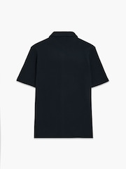 Черный - Фактурная рубашка с короткими рукавами из хлопка Blend French Connection - Изображение 4 6