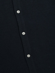 Черный - Фактурная рубашка с короткими рукавами из хлопка Blend French Connection - Изображение 5 6