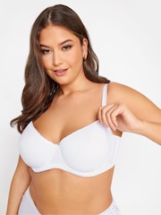 Yours Curve Black Lace Trim T-Shirt Bra 2 Pack - Image 4 of 7