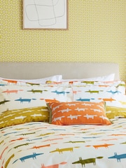 Scion Cream Little Mr Fox Birthday 100% Cotton Duvet Cover and Pillowcase Set - Image 2 of 5