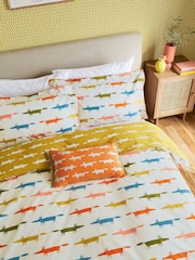 Scion Cream Little Mr Fox Birthday 100% Cotton Duvet Cover and Pillowcase Set - Image 3 of 5