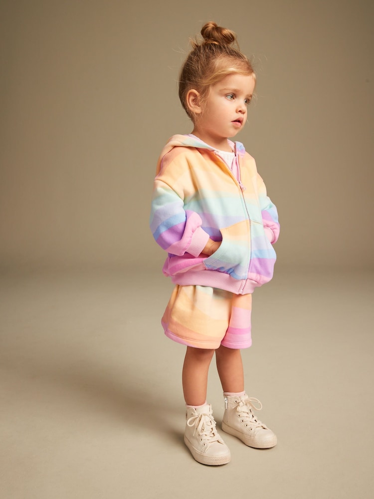 Rainbow Zip Through Hoodie (3mths-7yrs) - Image 2 of 7