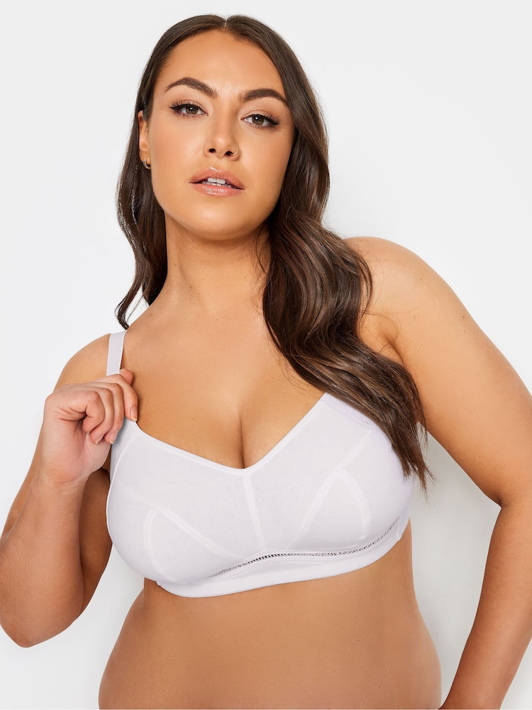 Yours Curve Black Non Wire Soft Cotton Bra 2-Pack - Image 3 of 5