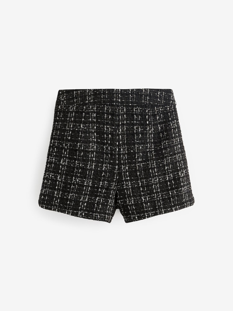 Enobarvni - enobarvni kosi Boucle Shorts & Tights Set (3-16yrs) - Slika 7 iz 7