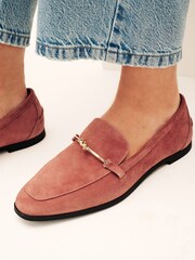 Camel Brown Forever Comfort® Leather Knot Hardware Loafers - Image 2 of 7