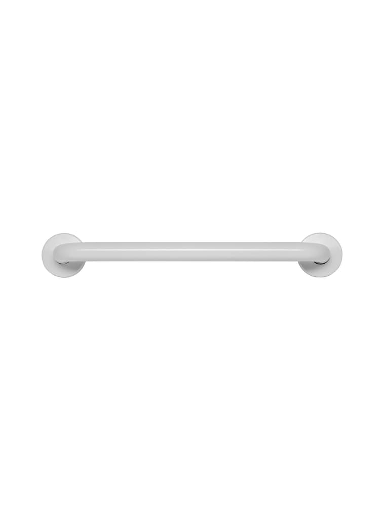 CROYDEX 450mm Stainless Steel Straight White Grab Bar - Image 1 of 4 CROYDEX 450mm Stainless Steel Straight White Grab Bar - Image 1 of 4