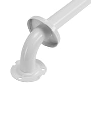 CROYDEX 450mm Stainless Steel Straight White Grab Bar - Image 4 of 4