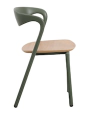Fusion Living Olive Green Fusion Living Darley Dining Armchair - Image 4 of 5