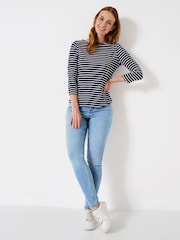 Crew Clothing Blue Skinny Jeans - Image 3 of 5
