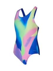 Zoggs Blue Sonic back Swimsuit - Image 6 of 7