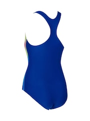 Zoggs Blue Sonic back Swimsuit - Image 7 of 7